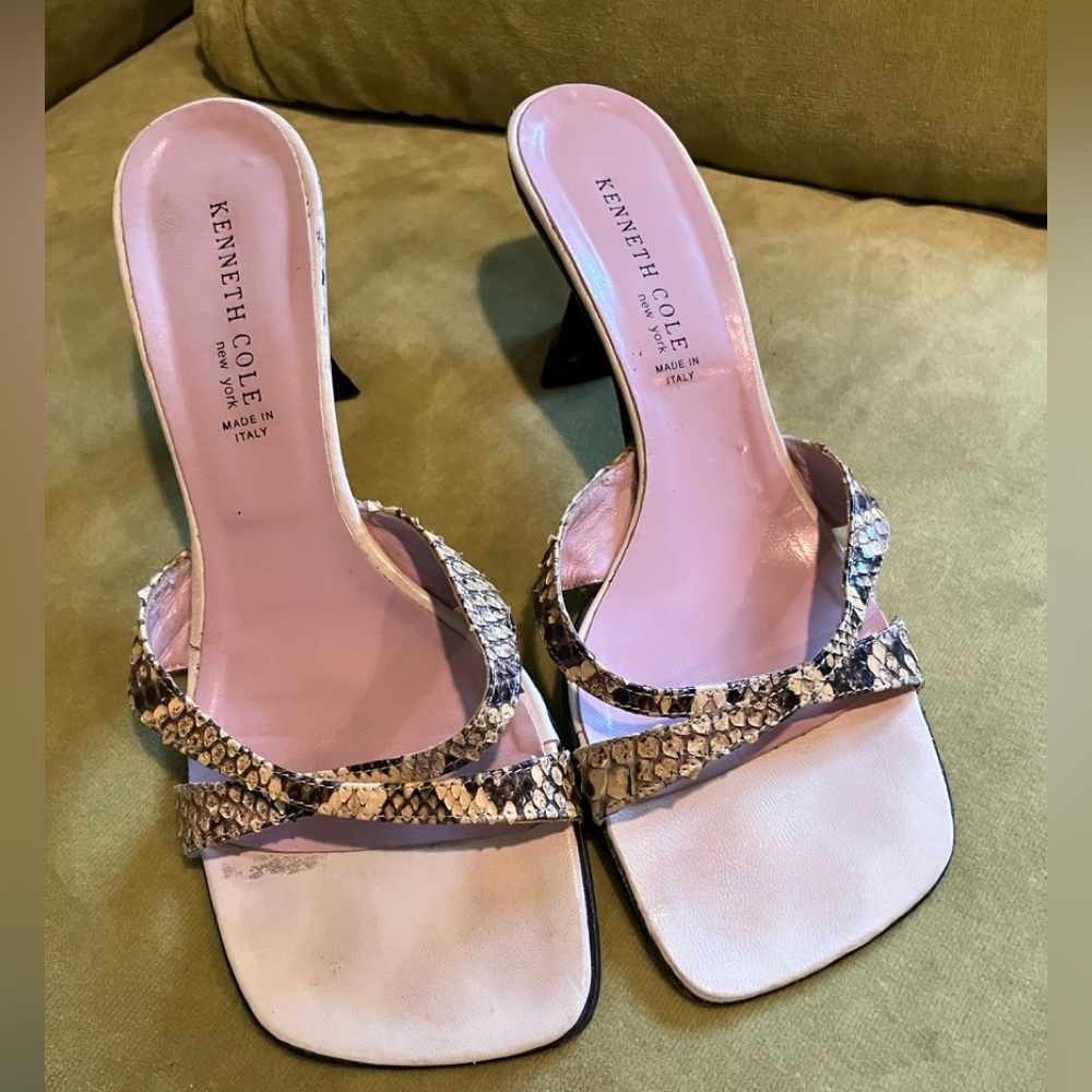 Kenneth Cole Snakeskin Heels
